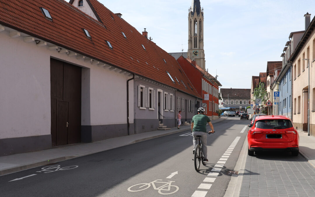 Walldorf: „Dooring-Zone“ in der Schwetzinger Straße