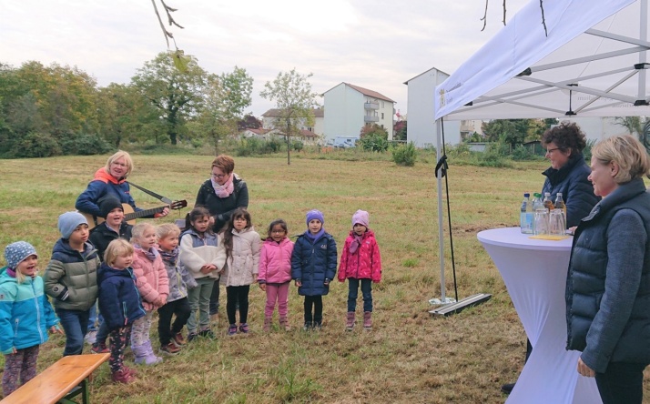 Spatenstich zum Ausbau Leimbach-Oberlauf – Maßnahme 3.3