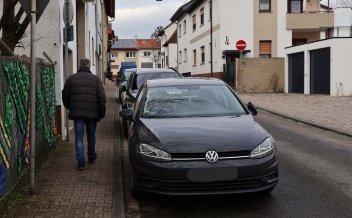 Für Fußgänger muss Platz bleiben