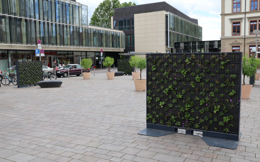 Mehr Grün auf der Drehscheibe Walldorf