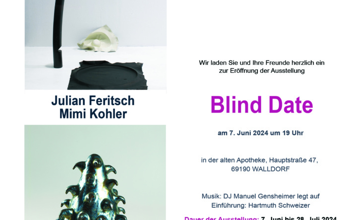 Vernissage zu „Blind Date“ am 07. Juni