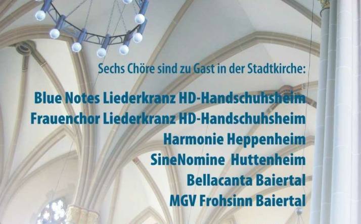 MGV Frohsinn Baiertal – Benefiz-Chorkonzert in Walldorf