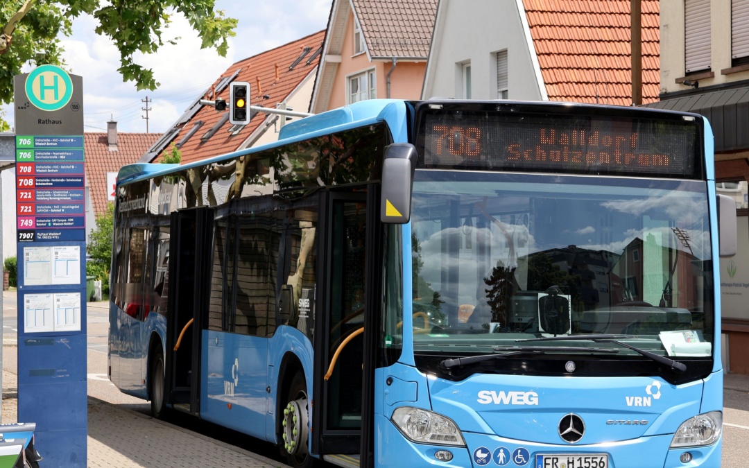 Warnstreik im SWEG-Busverkehr im Raum Wiesloch und Sinsheim