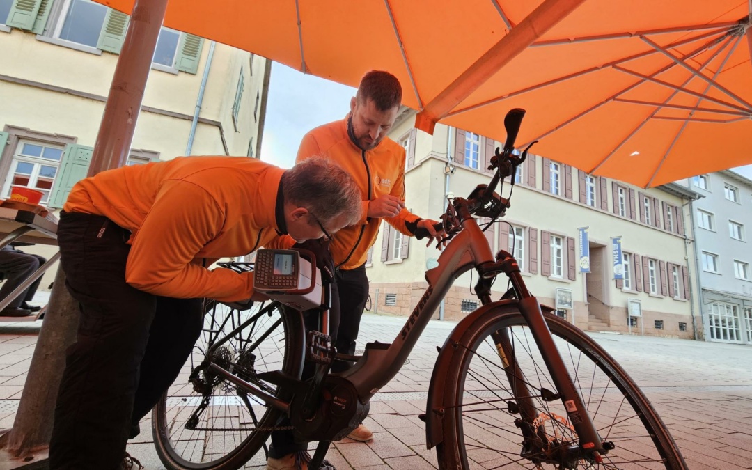 Fahrrad-Codierung in Wiesloch