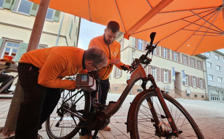 Fahrrad-Codierung in Wiesloch