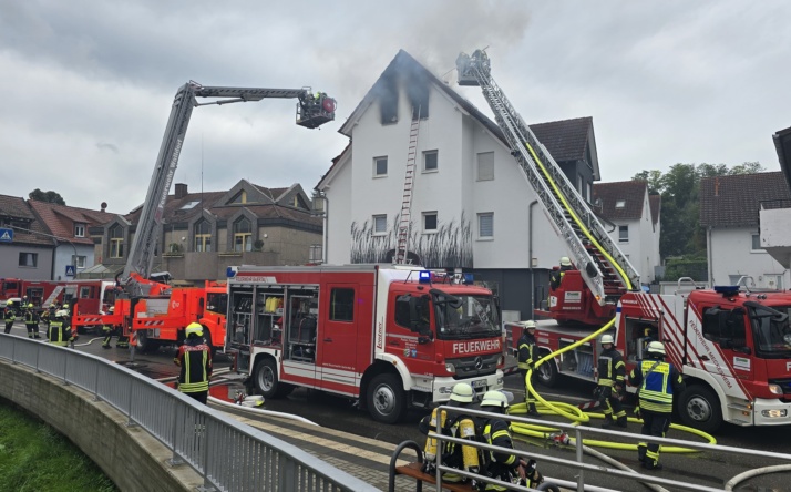 Baiertal – Brand einer Dachgeschosswohnung (Update)