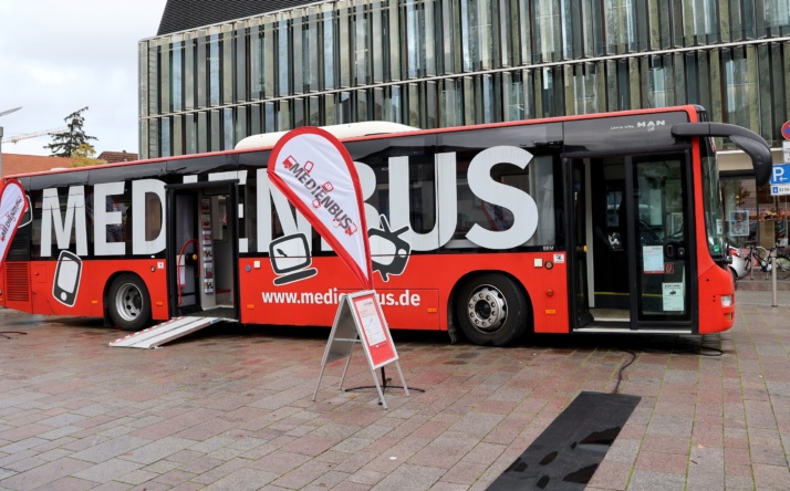 Medienbus machte wieder drei Tage Halt auf der Drehscheibe