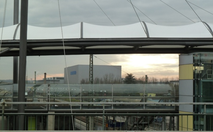 Wartungsarbeiten am Bahnhof Wiesloch-Walldorf