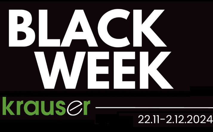 Black Week bei Krauser – 20% auf das gesamte Sortiment!