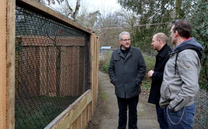 Steinkäuze bereichern den Tierpark Walldorf