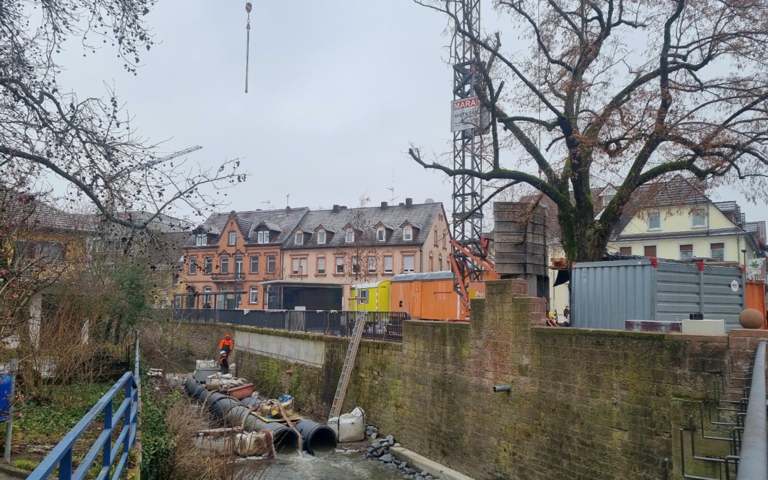 Zwischenstand Bauarbeiten Fontenay-aux- Roses Platz